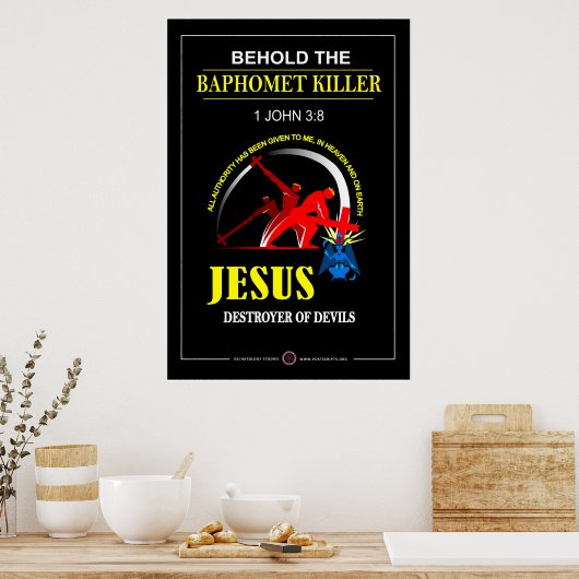 Jezus - Baphomet Killer Poster (Keuken)