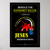 Jezus - Baphomet Killer Poster (Voorkant)
