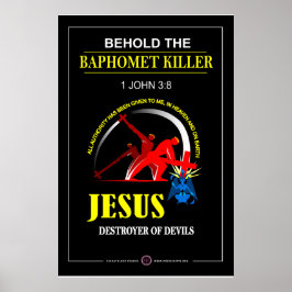 Jezus - Baphomet Killer Poster