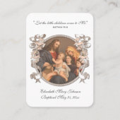 Jezus Baptisme Herdenking Religieuze Keepslag Plaa Plaatskaartje (Voorkant)