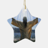 Jezus Baptisme Keramisch Ornament (Rechts)