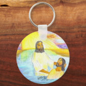Jezus' Baptisme Sleutelhanger (Voorkant)