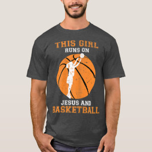 Jezus Basketball Gezegden Christelijke Gifts Teen T-shirt