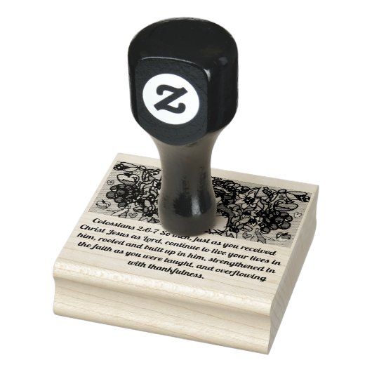 Jezus Bedankt Rubberstempel (Stempel)