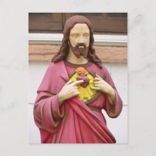 Jezus beeld briefkaart