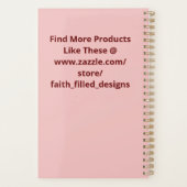 Jezus begon met preken - Bijbelse Verse Elegant Planner (Achterkant)