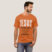 "JEZUS begon te prediken." Mt. 4:17 - 31 oktober T-shirt (Voorkant volledig)