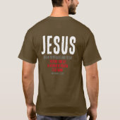 "JEZUS begon te prediken." Mt. 4:17 - Turkije kleu T-shirt (Achterkant)