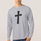 Jezus begon te preken. Matt. 4:17 (KJV) Grijs krui T-shirt (Voorkant)