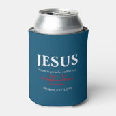 Jezus begon te preken. Matthew 4:17 Blikjeskoeler (Blikje Voorkant)