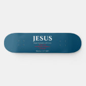 Jezus begon te preken. Matthew 4:17 Persoonlijk Skateboard (Horizontaal)