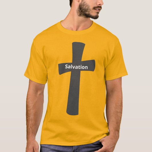 Jezus begon te preken. Mt. 4:17 (KJV) Pasen T-shirt (Voorkant)