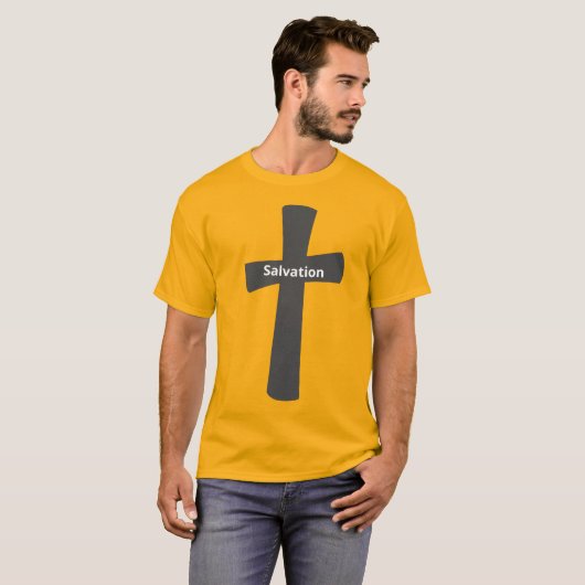 Jezus begon te preken. Mt. 4:17 (KJV) Pasen T-shirt (Voorkant volledig)