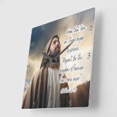 Jezus: Bekeert u, Koninkrijk der hemelen Vierkante Klok (Hoek)