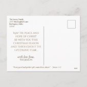 JEZUS BESTE CADEAU OOIT Kerstmis Geboorte Schrift Feestdagenkaart (Achterkant)