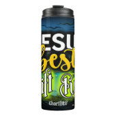 Jezus: Beste geschenk ooit gloeiend Thermosbeker (Voorkant)