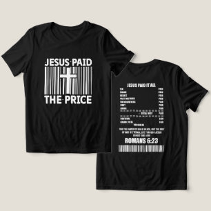 Jezus betaalde de prijs voor het T-shirt