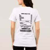 Jezus betaalde de prijs voor het T-shirt (Achterkant)