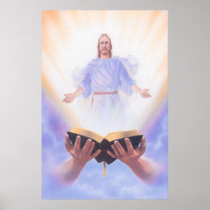 Jezus Bible Vintage poster