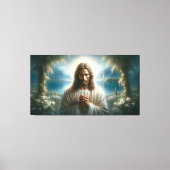 Jezus bidden canvas afdruk (Voorkant)