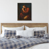 Jezus Bidden in Gethsemane™ LDS Canvas Muurkunst (Insitu (Slaapkamer))