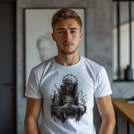 Jezus Biddend Geloof T-shirt