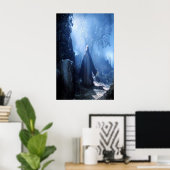 Jezus bidt aan zijn vader op de berg poster (Thuiskantoor)