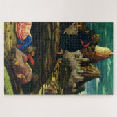 Jezus bidt in de Hof van Gethsemane Legpuzzel (Horizontaal)