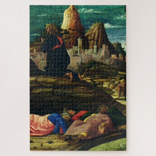 Jezus bidt in de Hof van Gethsemane Legpuzzel (Verticaal)