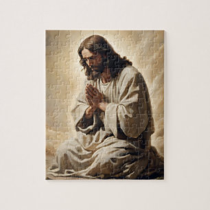 Jezus bidt puzzel