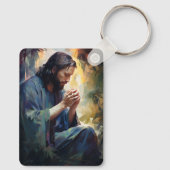 Jezus bidt Sleutelhanger (Achterkant)