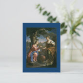 Jezus biedt levenswater aan briefkaart (Staand voorkant)