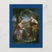 Jezus biedt levenswater aan briefkaart (Voorkant)