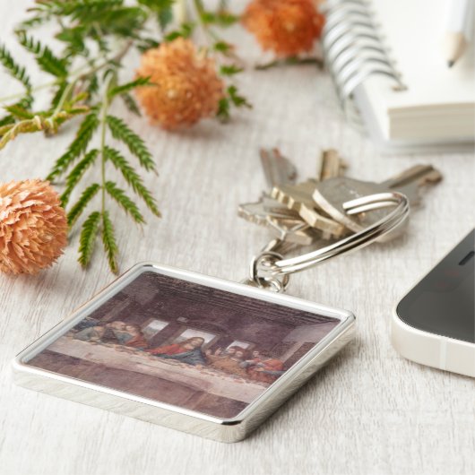 Jezus bij de laatste Supper, Leonardo da Vinci Sleutelhanger (Zijkant)