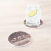 Jezus bij de laatste Supper, Leonardo da Vinci Zandsteen Onderzetter (Zijkant)