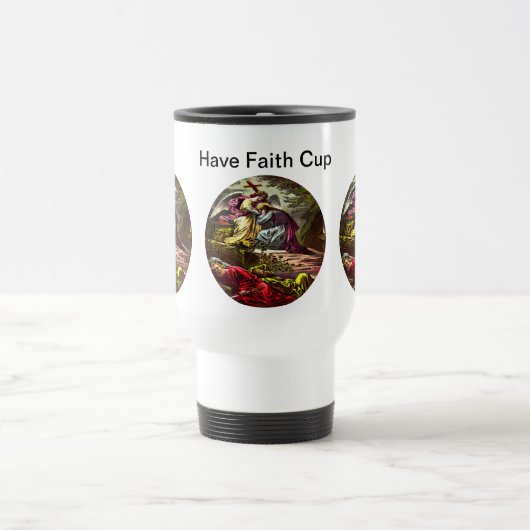 Jezus bij Gethsemane beker Reisbeker (Center)