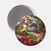 Jezus bij Gethsemane Magnet (Voorkant / Achterkant)