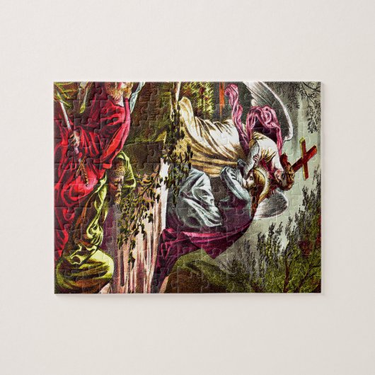 Jezus bij Gethsemane Puzzle Design Legpuzzel (Horizontaal)