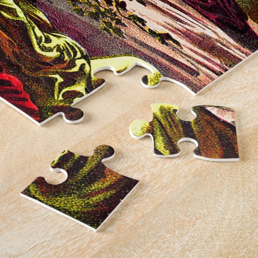 Jezus bij Gethsemane Puzzle Design Legpuzzel (Zijkant)