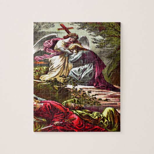 Jezus bij Gethsemane Puzzle Design Legpuzzel (Verticaal)