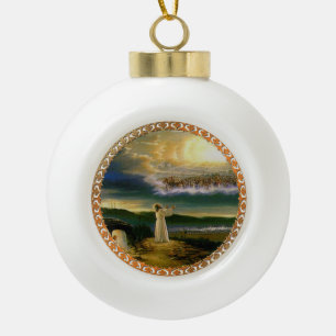 Jezus bij Heaven's Gate  design Keramische Bal Ornament