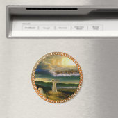 Jezus bij Heaven's Gate  design Magneet (Insitu (Vaatwasser))