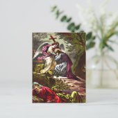 Jezus bij het Gethsemane briefkaart (Staand voorkant)