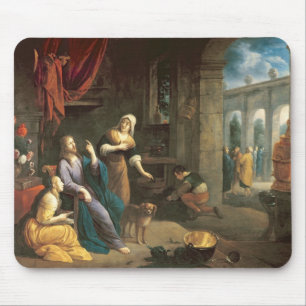 Jezus bij het Huis van Martha en Mary Muismat