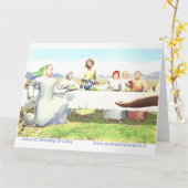 Jezus bij het huwelijk van Cana Kaart (Gele Bloem)