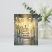 Jezus bij Legty Tomb Paasheropleving Feestdagenkaart (Staand voorkant)