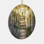 Jezus bij Legty Tomb Paasheropleving Keramisch Ornament (Rechts)
