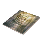 Jezus bij Legty Tomb Paasheropleving Tegeltje (Zijkant)