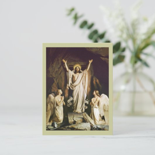 Jezus bij opening Tomb Briefkaart (Staand voorkant)