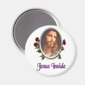Jezus binnen magneet (Voorkant / Achterkant)